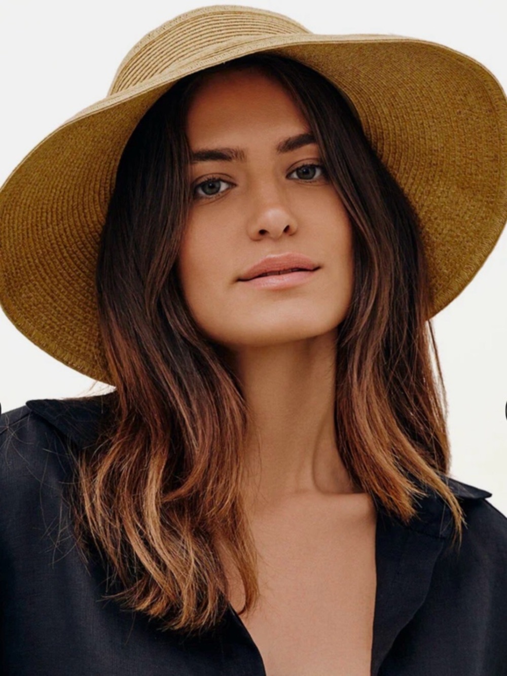 NEW! Vix Paula Hermanny Visor in Natural
